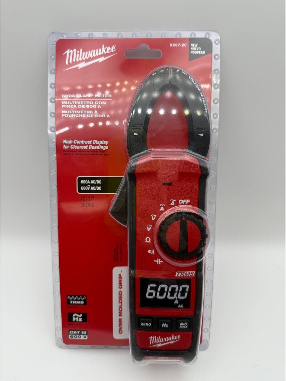 Brand New Sealed Milwaukee 600a Clamp Meter 2237-20